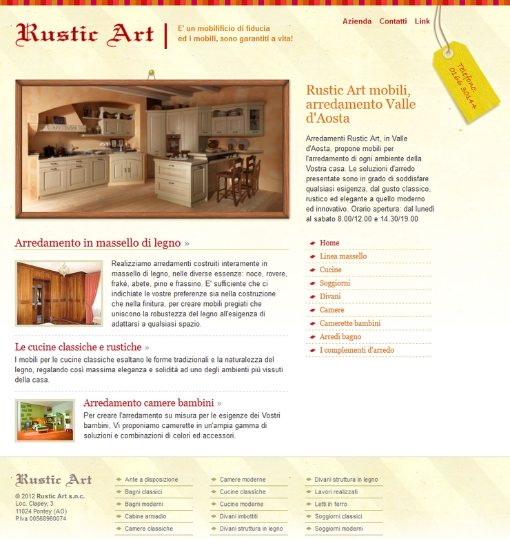 Rustic Art Arredamenti - vendita di mobili rustici.